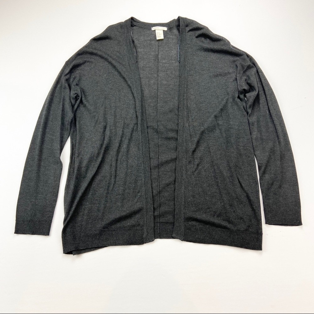 H&M Basic Cardigan Size XS Open Front Long Sleeve